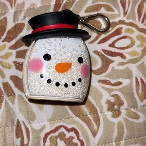 Snowman bath and body works holder